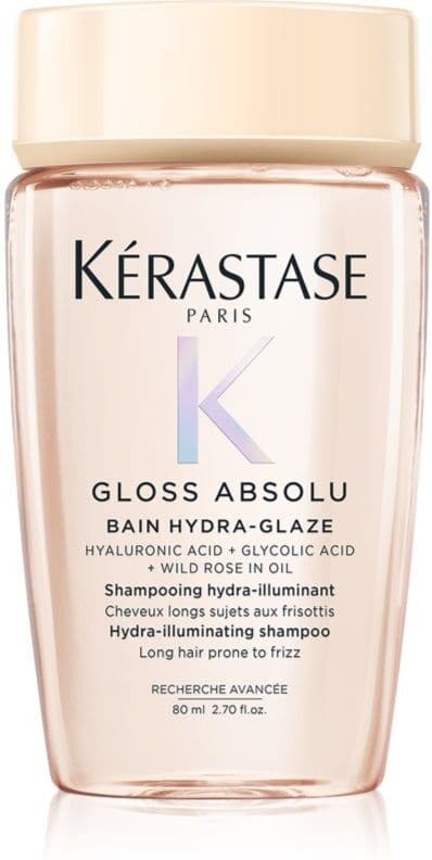 Kérastase Gloss Absolu Bain Hydra-Glaze szampon do nabłyszczania i zmiękczania włosów 80 ml