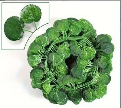 Uplift Essentials Artificial Green Ivy Vine Garland High Definition Hanging Creeper For Modern Garden & Wedding Sanctuaries begonia 2m (1 String)