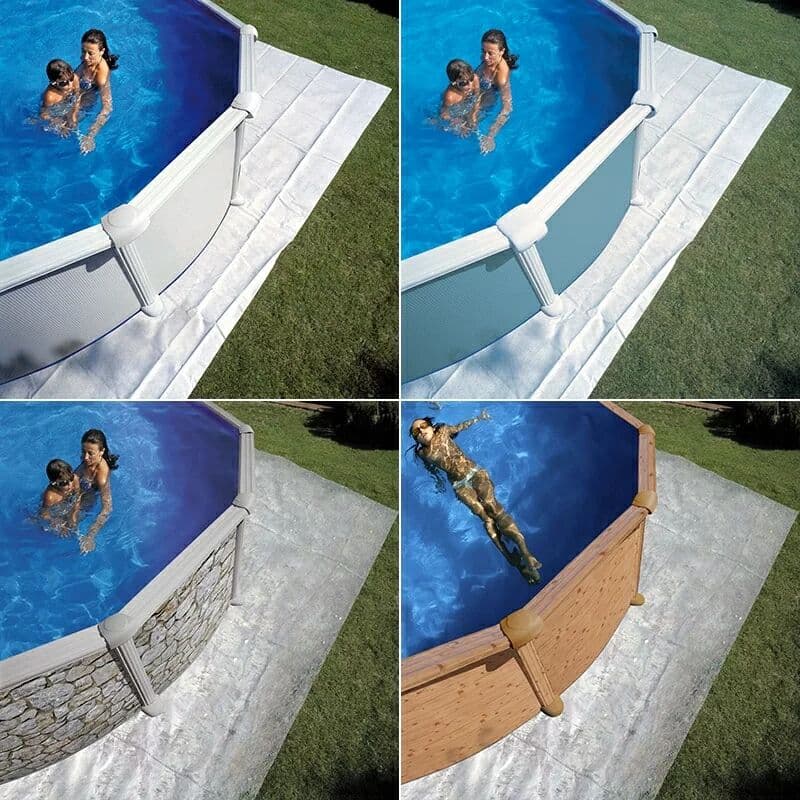Tapis de sol pour piscine Gré - 11,00 x 6,00m