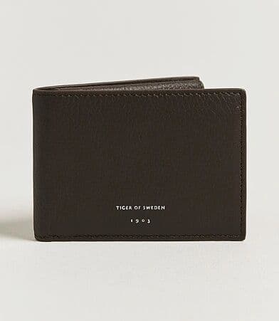 Tiger of Sweden Wivallius Leather Wallet Dark Brown