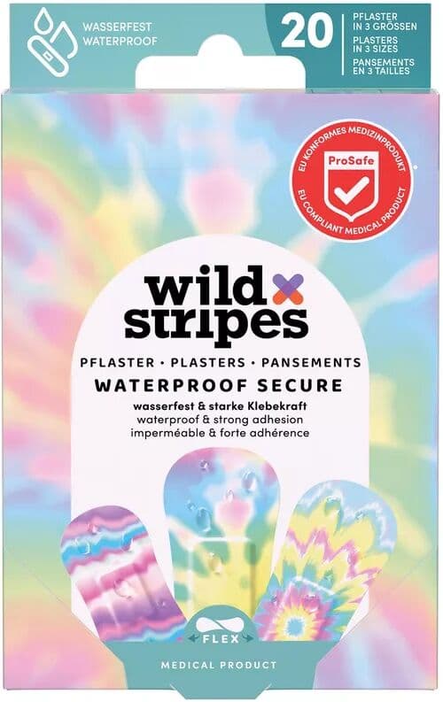 Wild Stripes - Waterproof Secure Rainbow, 20Stück