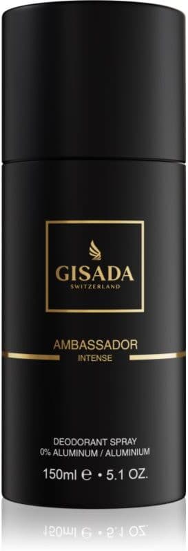 Gisada Ambassador Intense Deodorant Spray aluminiumvrij voor Mannen 150 ml