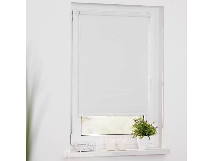 home24 Klemfix-rolgordijn Clanes 120 x 150cm wit/wit