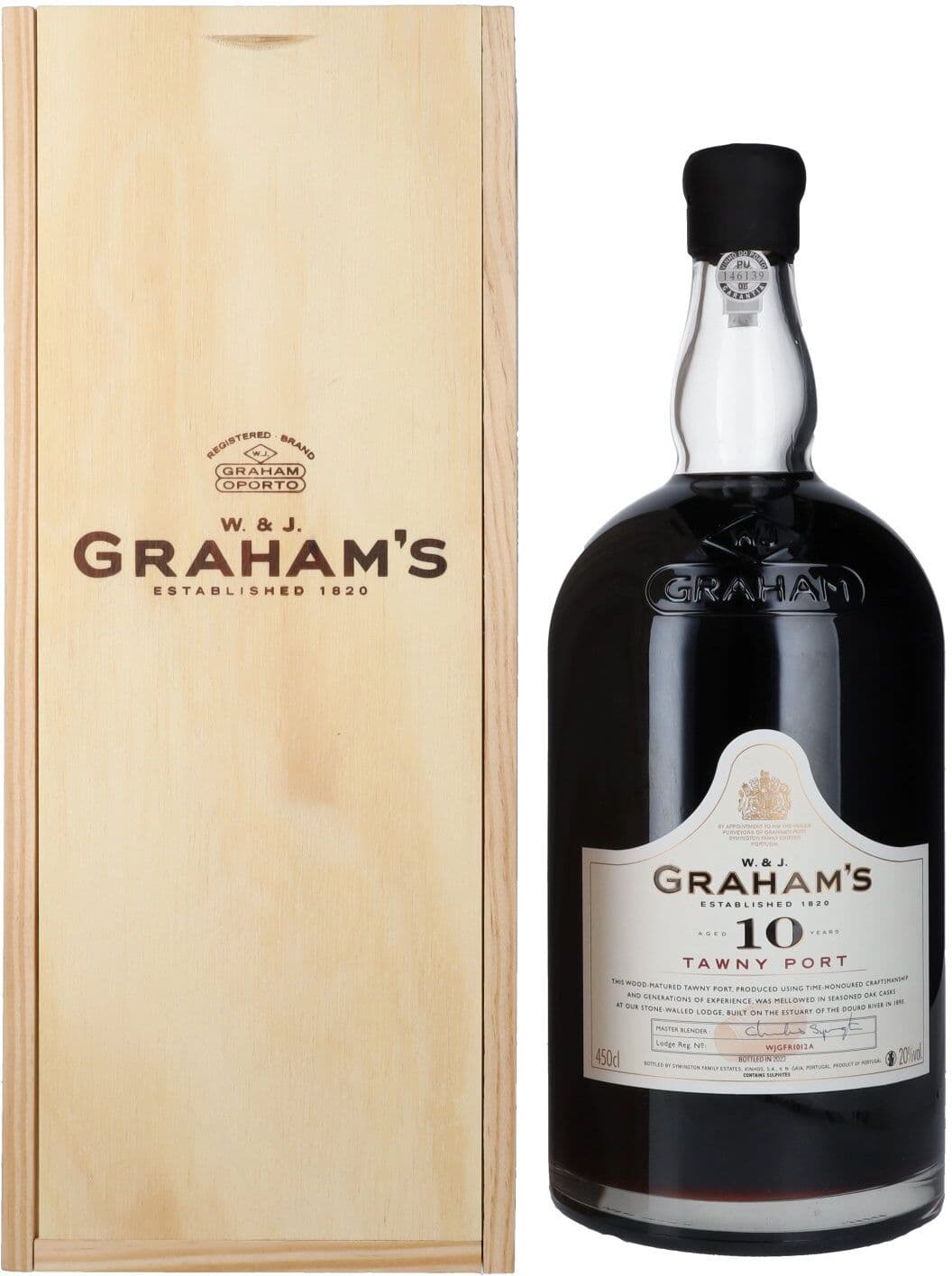 W. & J. Graham's Tawny Port 10 Years Old 20% Vol. 4,5l in Holzkiste