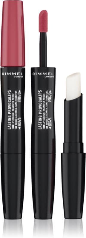 Rimmel Lasting Provocalips Double Ended Långvarigt läppstift Skugga 210 Pinkcase Of Emergency 3,5 g