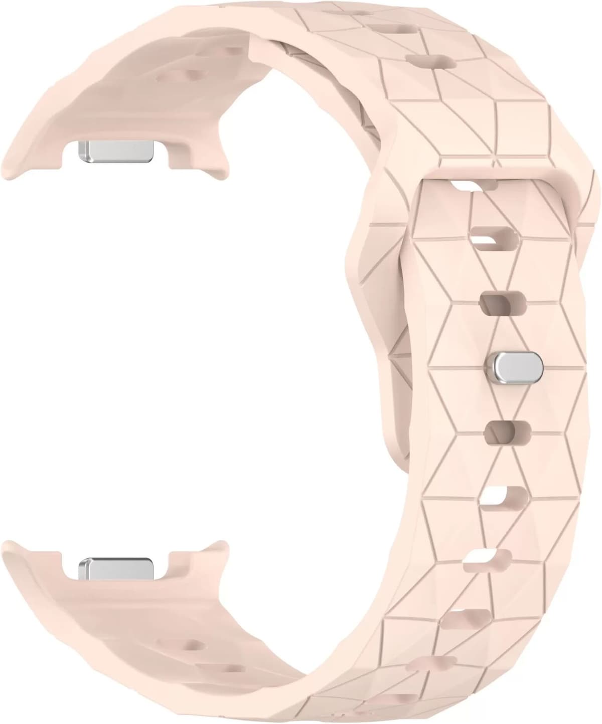 INF Fußballtextur Silikonarmband kompatibel mit Samsung Galaxy Watch8/Watch8 Classic Rosa