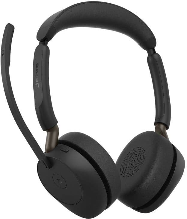 Jabra GN Jabra Evolve3 65 Duo USB-C MS Casque ANC sans fil Casque Bluetooth certifié Microsoft Teams avec réduction active du bruit adaptative et technologie