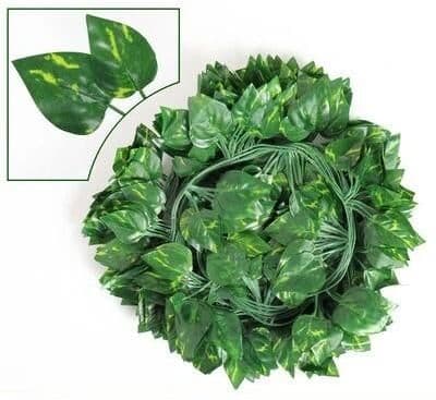 Uplift Essentials Artificial Ivy Vine Garland High Definition Vertical Botanical Sculpture style 4 945 In 12 Strings