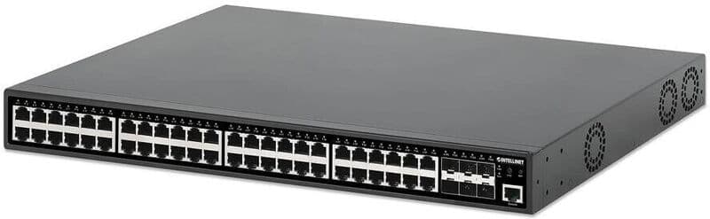 Intellinet 561969 Managed L2 PoE+ Switch με 48 Θύρες Gigabit (1Gbps) Ethernet και 6 SFP Θύρες
