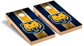 Skip's Garage University of Northern Colorado UNC Bears Cornhole Board Set - Vintage Wooden