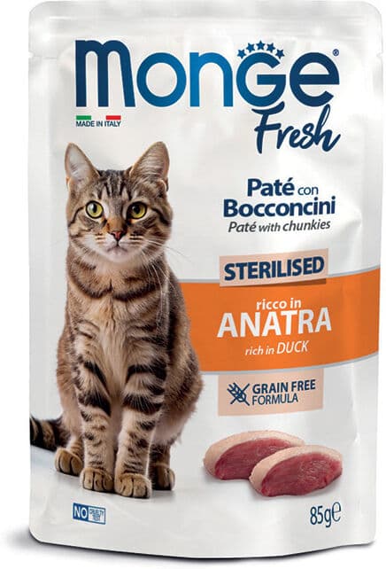 Monge & C. Monge Fresh Cat Ster Anatra85g