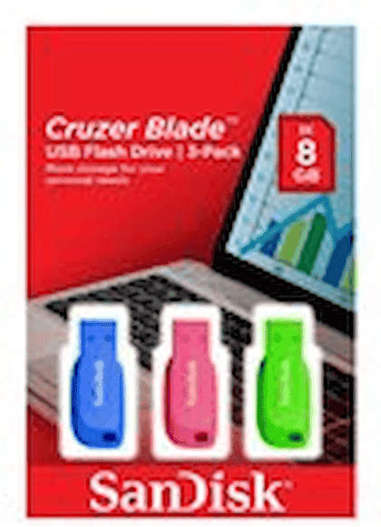 SanDisk Cruzer Blade - USB flash-enhet - 32 GB - USB 2.0 - blÃ¥,