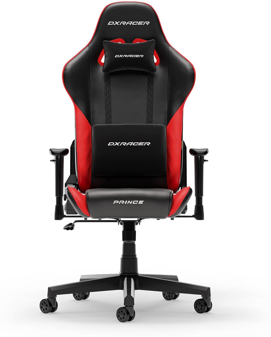 DXRacer Prince Gamingstol Svart & Rød Pvc Lær L