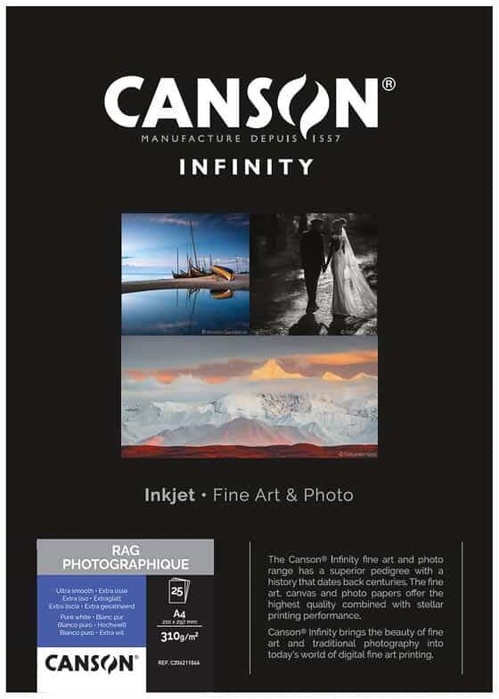 Infinity Rag Photographique Ii 310 Gsm – 111 Cm - 12 M (Rull)
