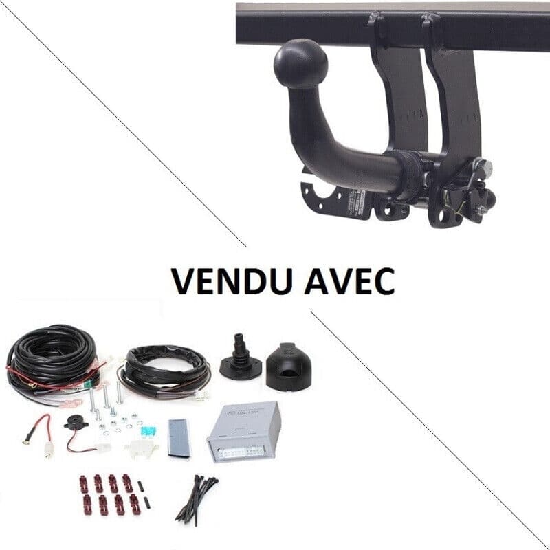 Attelage Renault Megane 4 Berline Phase 1 (02/16-04/20) RDSOH + faisceau universel 7 broches + boitier électronique