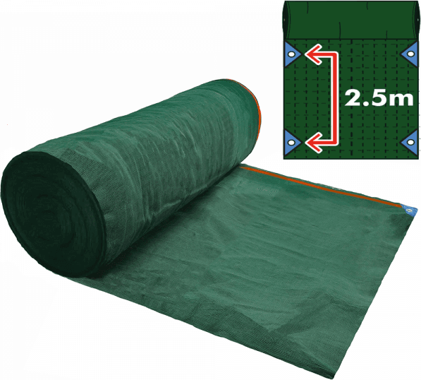 GeoTech Rotolo telo antispina Rete antistrappo per raccolta olive mt 6 x 100 (reti teli rete) 95g/mq