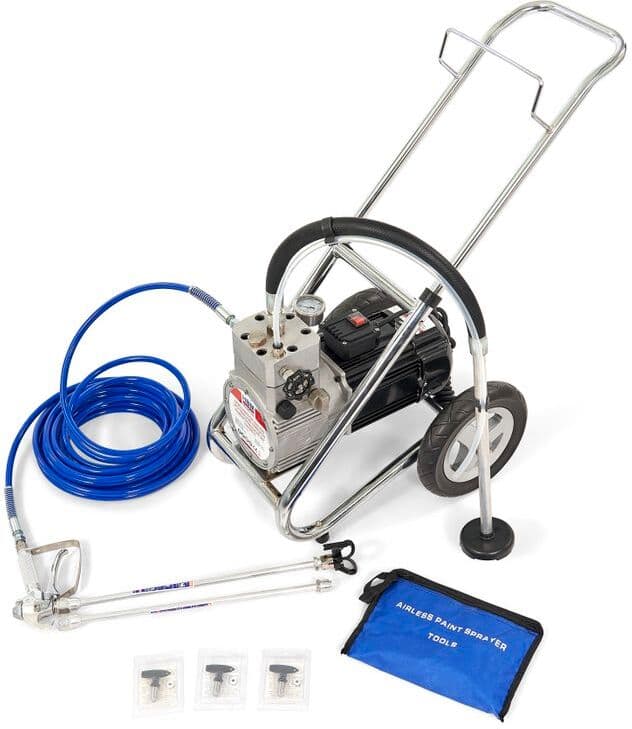 HBM Spruzzatore airless ad alta pressione Spruzzatore di vernice Set di spruzzatori da parete 1500 Watt