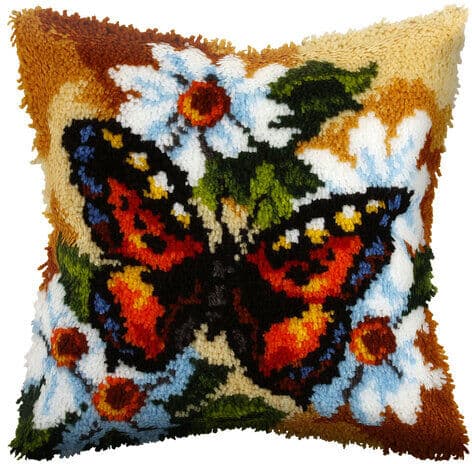 Knüpfkissen "Schmetterling"