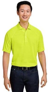 Harriton M208 Men's Charge Snag and Soil Protect Polo Shirt in Safety Yellow size 3XL   Polyester
