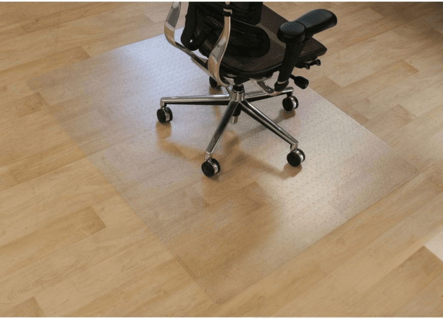 B2B Partner Podložka pod stoličku na hladké podlahy - Polykarbonát, obdĺžnik, 1200 x 900 mm