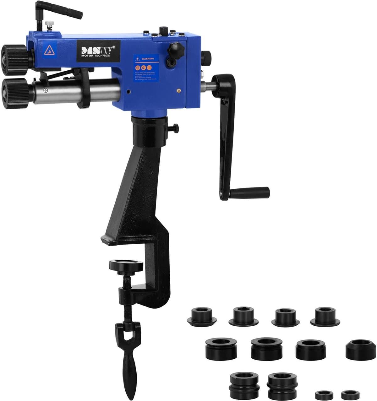 MSW Bordureuse moulureuse manuelle -177 mm - 6 paires de molettes MSW-SBR-100