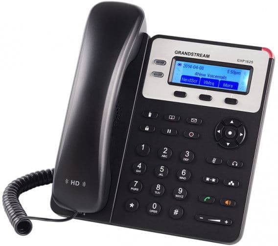 Grandstream GXP1625 Téléphone SIP: 2 comptes SIP et PoE