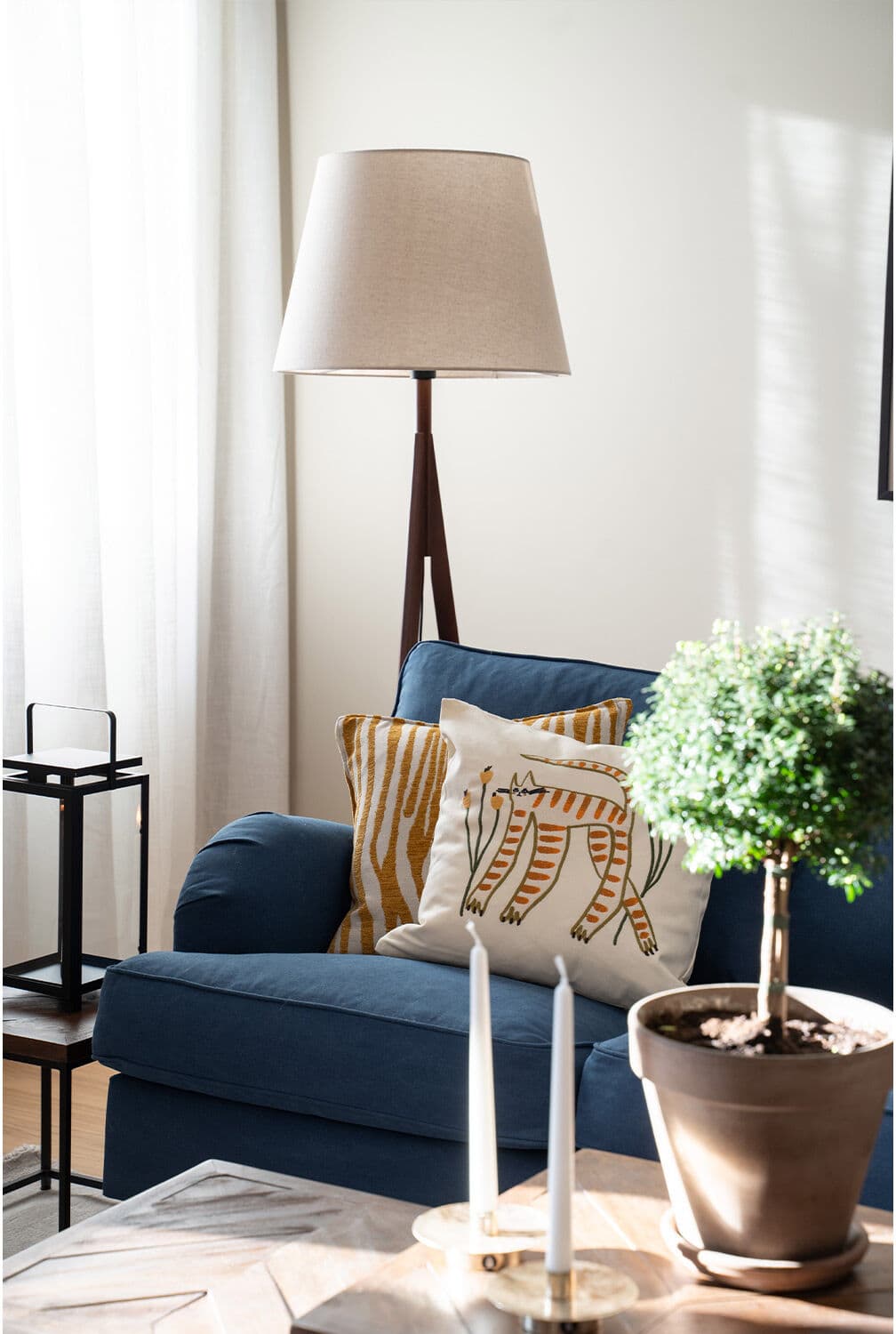 Svanefors Morris Kuddfodral 45x45 Toast
