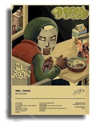 Inspire Select Vintage Music Album Poster Print Retro Aesthetic Wall Art (Mitski, TV Girl, Tame Impala Style) 21 a4