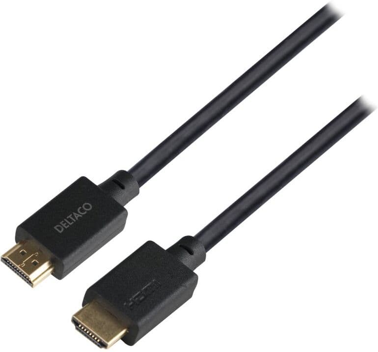 Deltaco 8k Ultra High Speed Lszh Hdmi-Kabel 2.1 - Svart - 5m