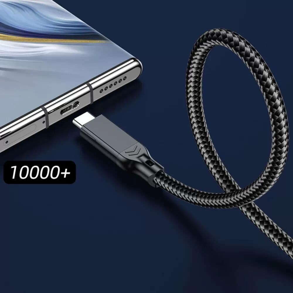 INF Câble USB 3.2 Type-C : Transfert de données à haute vitesse 10 Gbps et charge rapide 60 W Le noir 5 m