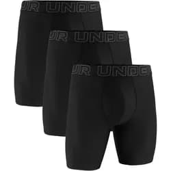 3er Pack UNDER ARMOUR Performance Tech Solid 9" Boxershorts Herren 001 - black 4XL
