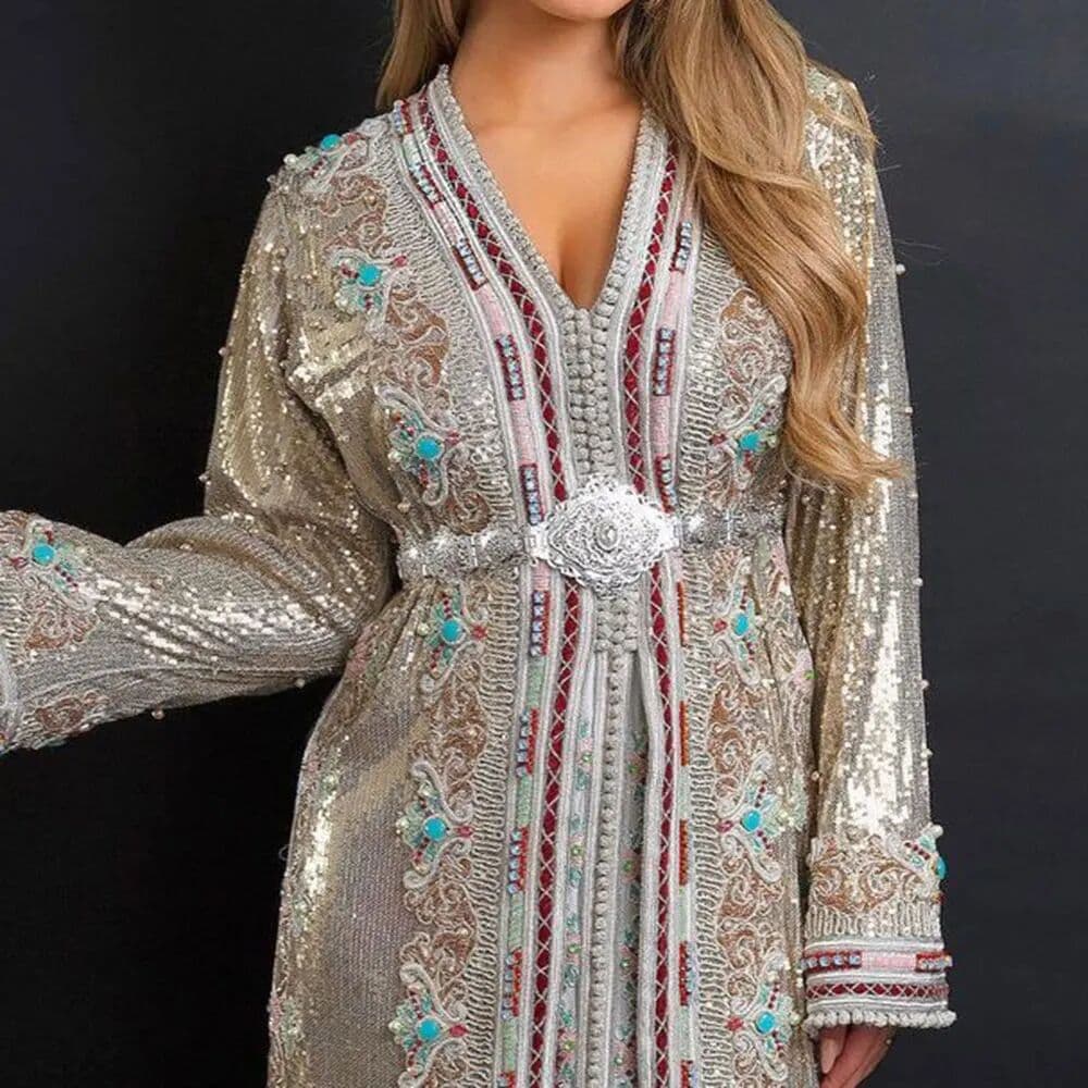 sunspice ms. Sunspicems Elegant Silver Color Kaftan Belt Metal Waist Chain For Women Algeria Moroccan Bride Wedding Jewelry Arabic Abaya Belt