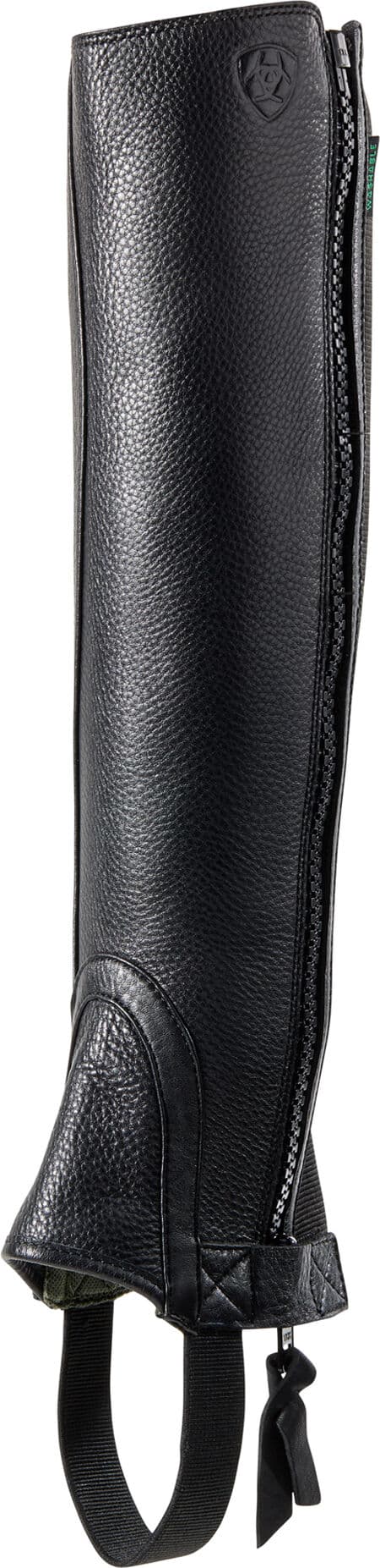 Breeze Half Chapin Black Leather, Size: XL by Ariat