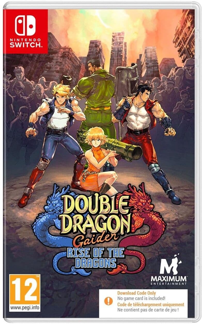 NSW Double Dragon Gaiden: Rise of the Dragons (Code in a Box)