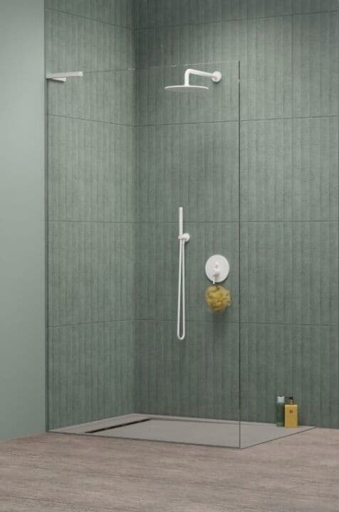 Radaway Modo 8 QL SL White II kabina Walk-in 55x200 lewa szkło przejrzyste 10318055-04-01L