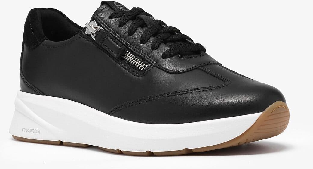 CLARKS Baskets en cuir, zippées, CODE R RUN