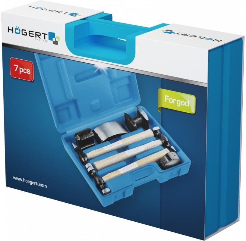 Hogert Technik HT8G460 Set ciocane indreptat tabla
