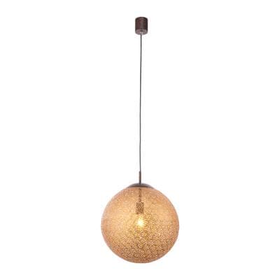 PAUL NEUHAUS Pendelleuchte "GRETA", braun (rostfarben), 1, Ø 40cm, 1 Stk., Leuchten, ExklusiveE27, Pendelleuchte
