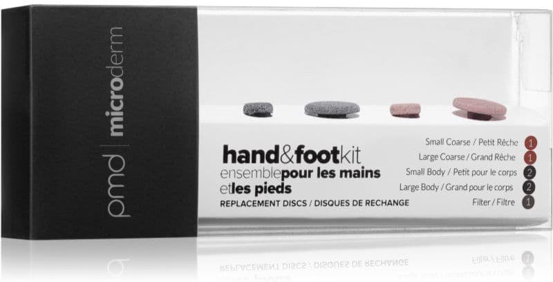 PMD Beauty Replacement Discs Hand & Foot Kit Ανταλλακτικοί δίσκοι για συσκευή καθαρισμού επιδερμίδας 7 τμχ