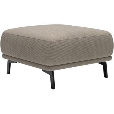 Polsterhocker "Tossa, smarte Ergänzung für dein Wohnzimmer, Breite 73 cm", beige (sand), B:73cm H:43cm T:73cm, 95% Polyester, 5% Nylon, SCHÖNER WOHNEN-KOLLEKTION, Hocker, Polsterhocker, Flexibler Komfort, edle Optik & saugroboterfreundlich