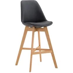 Décoshop26 - Moderner skandinavischer Barhocker/Hochstuhl aus Kunststoff 10_0001154