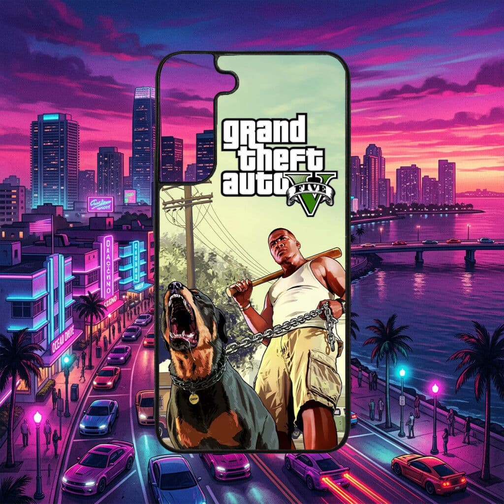 Grand Theft Auto - GTA V Franklin Clinton - pouzdro na Samsung