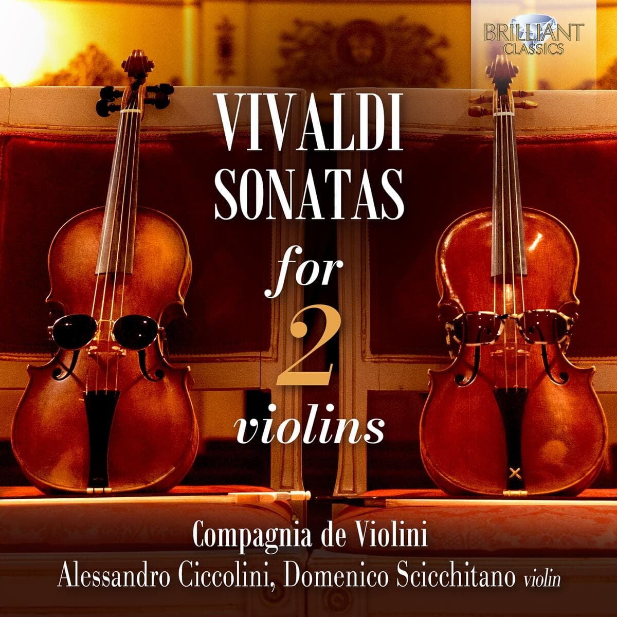 Musik-CD Vivaldi:Sonatas for 2 Violins / Ciccolini/Scicchitano/Compagni De Violini, (1 CD Album)