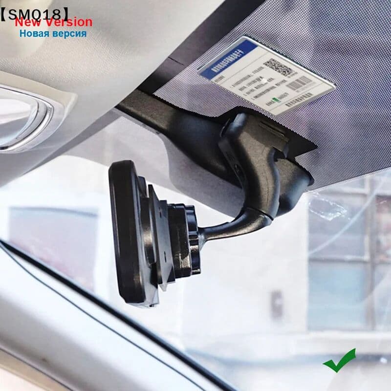 NONE 1Set Rear View Mirror Back Plate Panel + Mirror Dash Cam Mount Bracket Arm For Car DVR Instead Of Strap【SMQ】