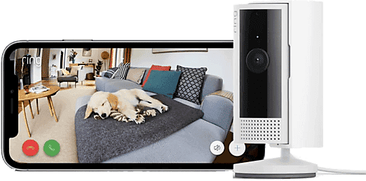 REACONDICIONADO Seminuevo Muy bueno Cámara de vigilancia IP - Amazon Ring Indoor Camera (2nd Gen), 1080p HD, Función visión nocturna, WiFi