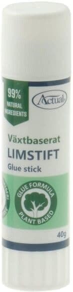 Limstift ACTUAL VÃ¤xtbaserat 40 gram