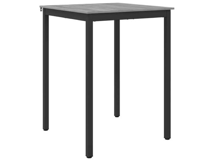 HAQWRDQSG Stehtisch 80x80x105 cm Esstisch Bartisch fuer Küche Esszimmer Kompakter Bistrotisch aus Holzwerkstoff und Metall. Ideal für Mahlzeiten und gesellige Abende in Küche und Esszimmer.