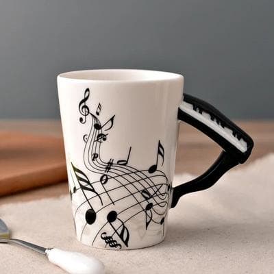 Uplift Essentials Novelty Music Note Ceramic Coffee Mugs style 11
