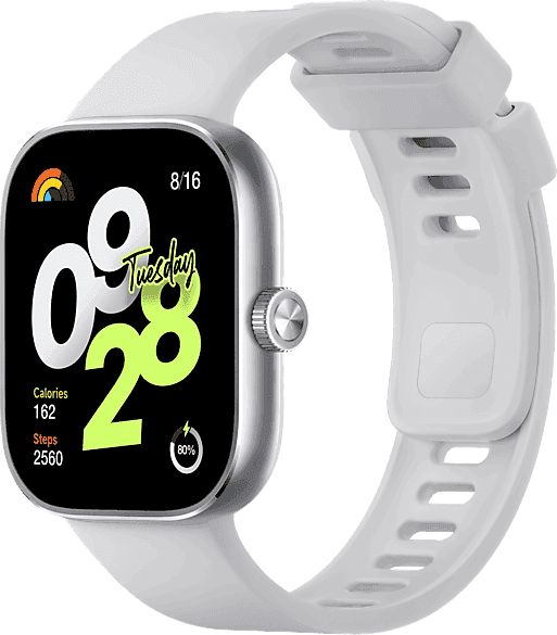 REACONDICIONADO Seminuevo Excelente Smartwatch - Xiaomi Redmi Watch 4, Bluetooth, Hasta 20 días, Multideporte, Gris plata