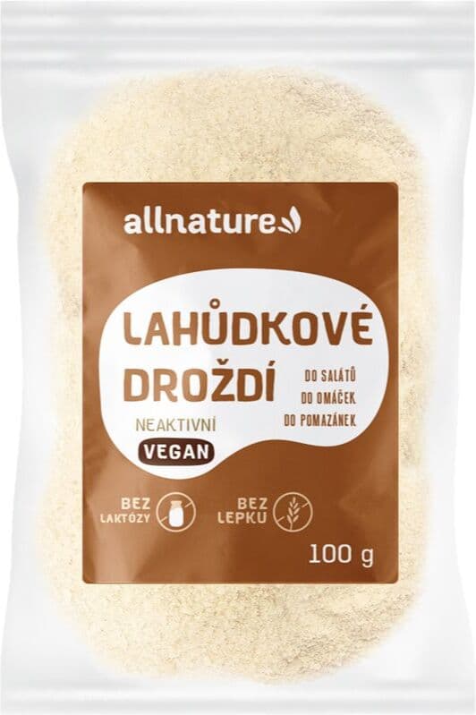 Allnature Płatki drożdżowe nieaktywne przyprawa produkt wegański 100 g